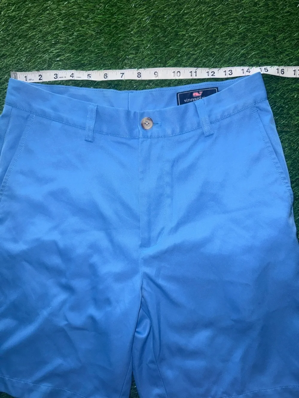 Men's Vineyard vines Links Short Performance Shorts in Blue size 30